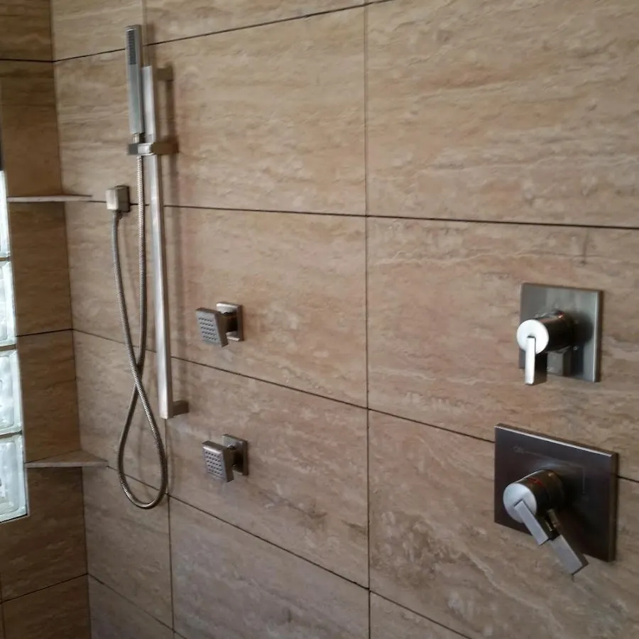 Shower fixture installation for Gas Line Repair in Hebron